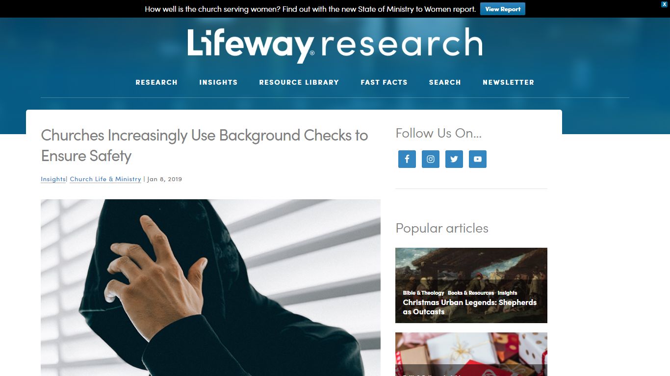 Churches Increasingly Use Background Checks to Ensure Safety - Lifeway ...